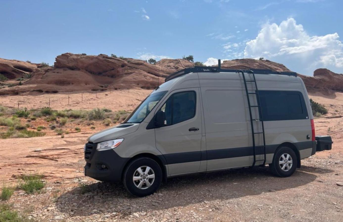 Campsite 2022 Mercedes Campervan With Electric Bikes Las Vegas